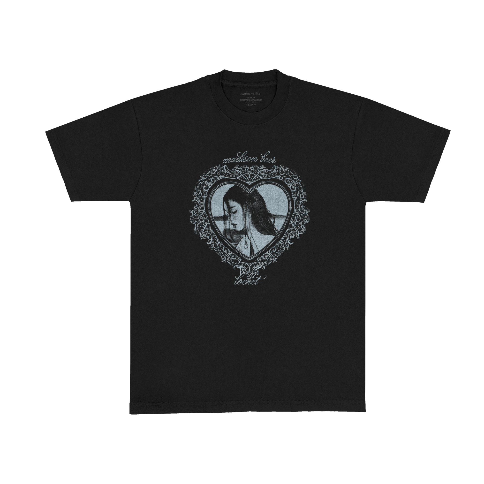 locket heart tee