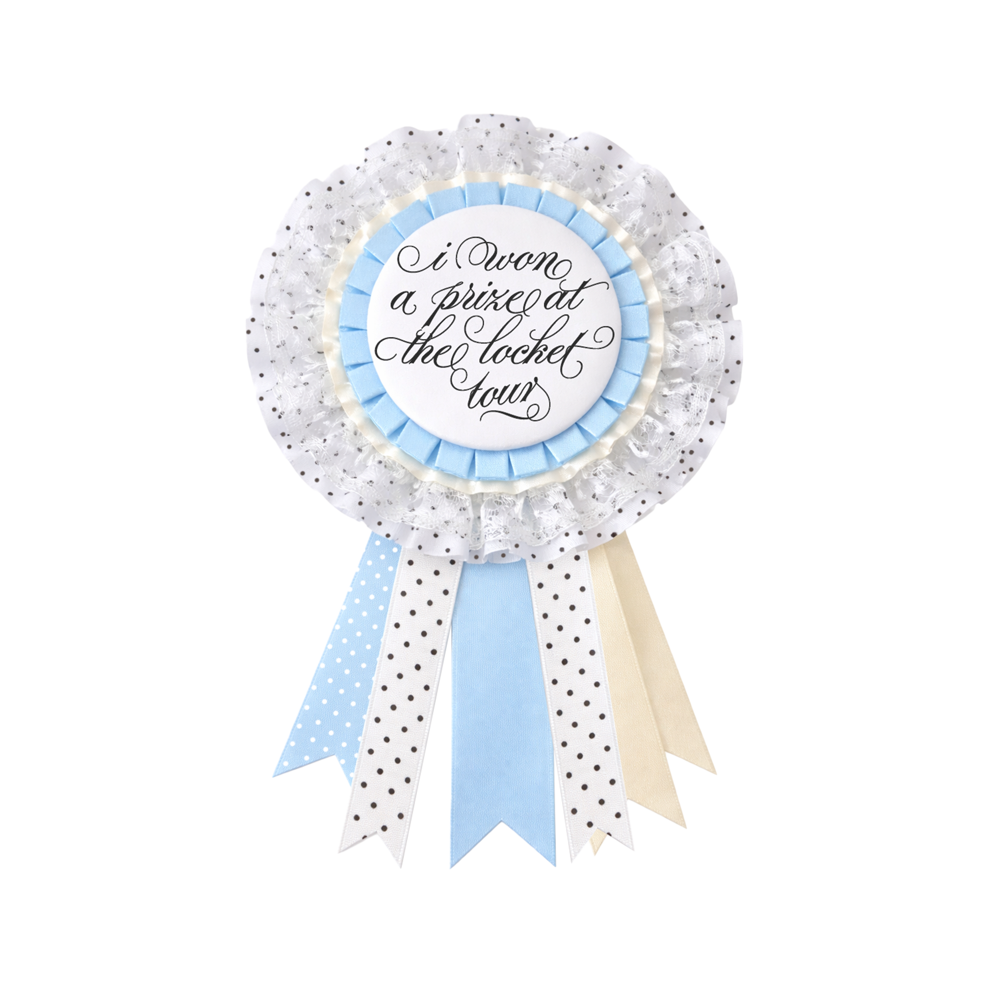 Madison Beer "I won a prize at the locket tour" decorative ribbon.