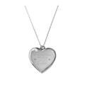 locket silver necklace