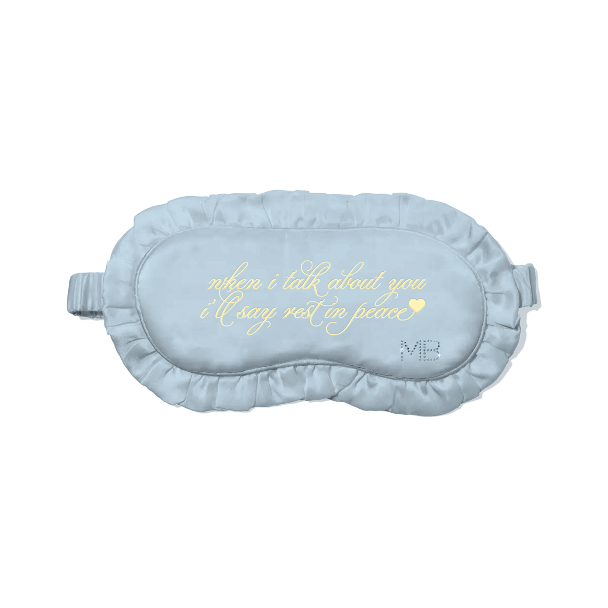 locket satin sleep mask